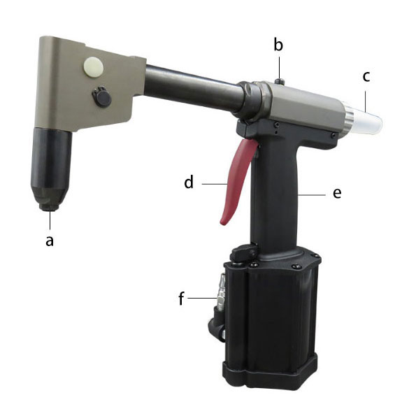 1/4 inch Heavy Duty Air Hydraulic Riveter Details