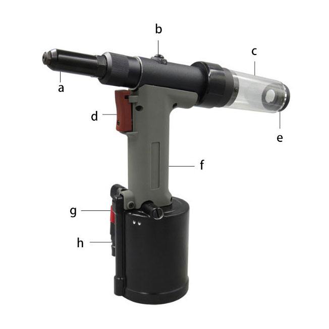 1/4 inch Heavy Duty Pneumatic Riveter Details