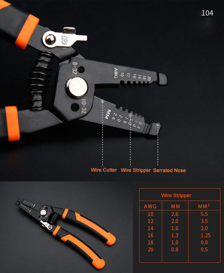 10-20 AWG Wire Striper and Cutter