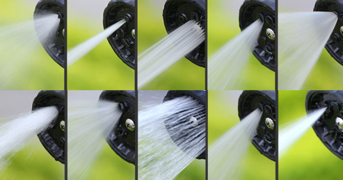 10 Water Spray Patterns