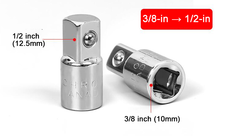 10mm to 12.5mm Socket Adapter