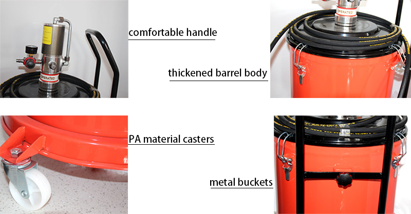 11 gallons air grease pump details