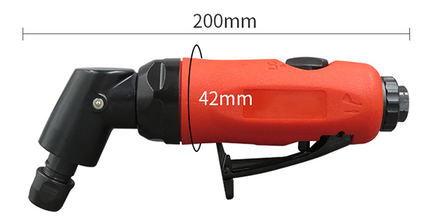 115 degree air angle die grinder size