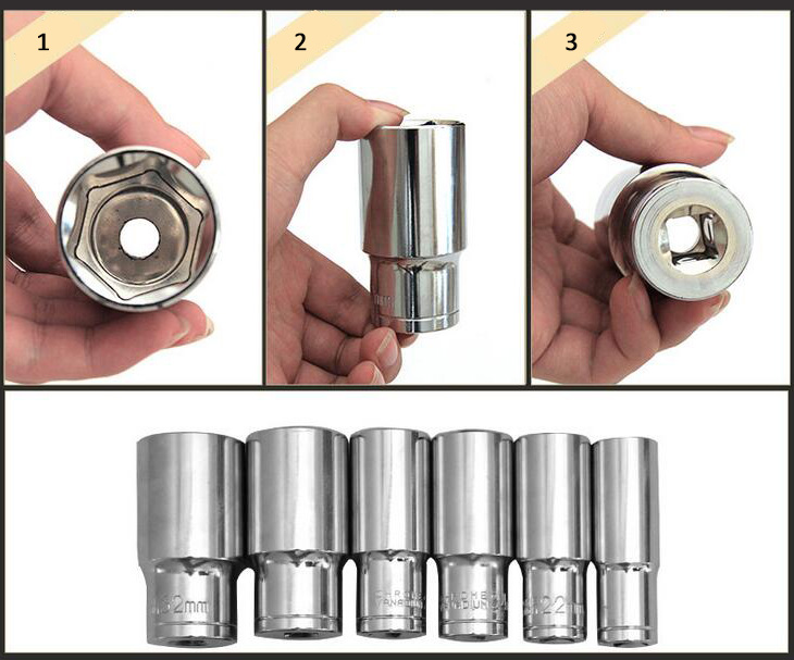 1/2 inch 6-point metric deep socket details