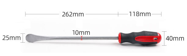 15 inch flat automotive pry bar dimension