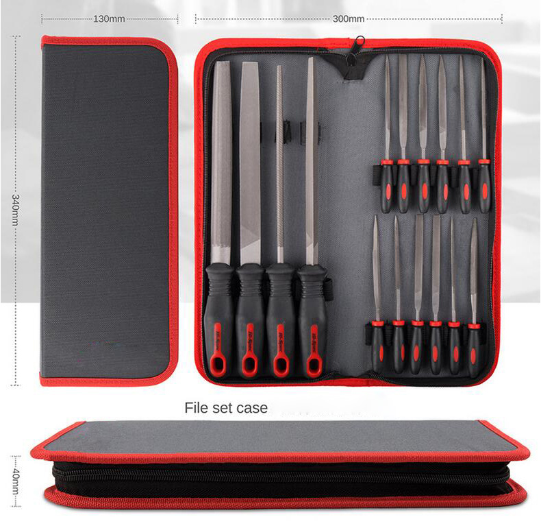 16pcs Hand File Set Case Size