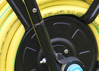 2-Wheel Garden Hose Reel Cart Detail