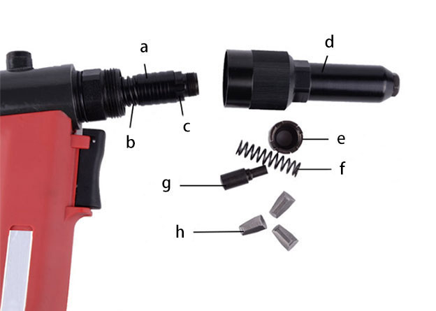 3/16 inch Industrial Pneumatic Rivet Gun Details