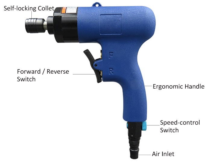 35Nm 8000rpm air screwdriver details