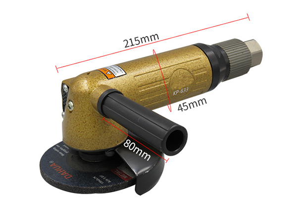 4 inch air angle grinder size