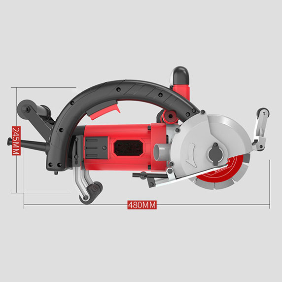 4500w wall chaser grooving machine size