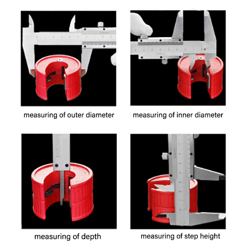 500mm stainless steel vernier caliper using method