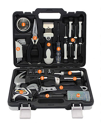 55 PCS Hand Tool Set for Home Repair