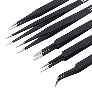 6pcs esd precision tweezers set