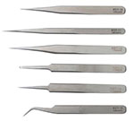 6pcs precision tweezers set for electronics