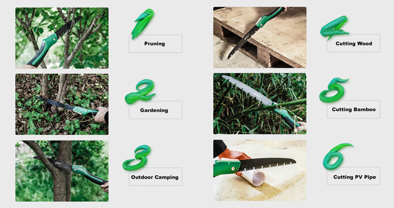 7 10 inch Folding Saw Applications