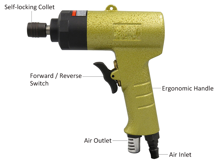 70Nm 5000rpm air screwdriver details