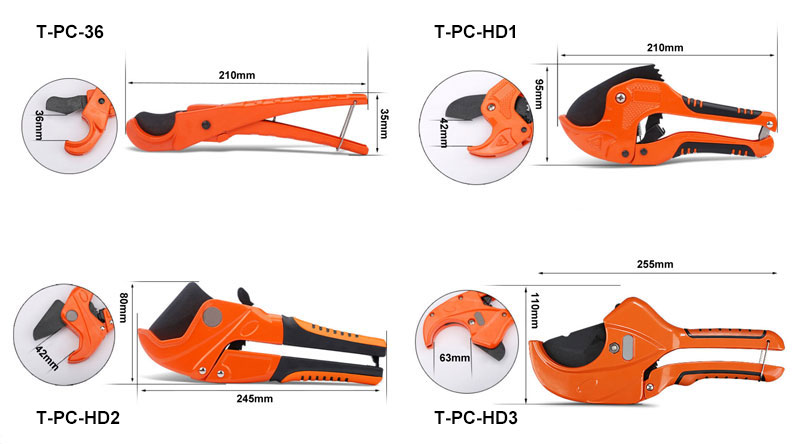 PVC Pipe Cutter Size