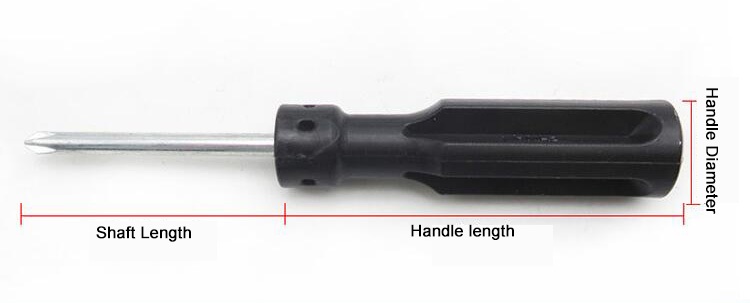 Phillips screwdriver size