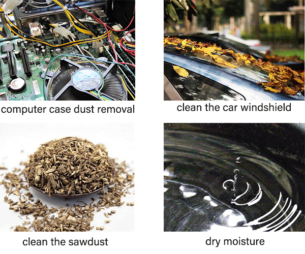 Applications of air blow gun