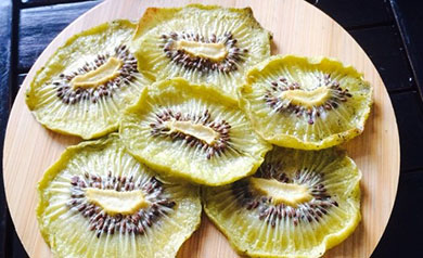 Air fryer dried kiwi