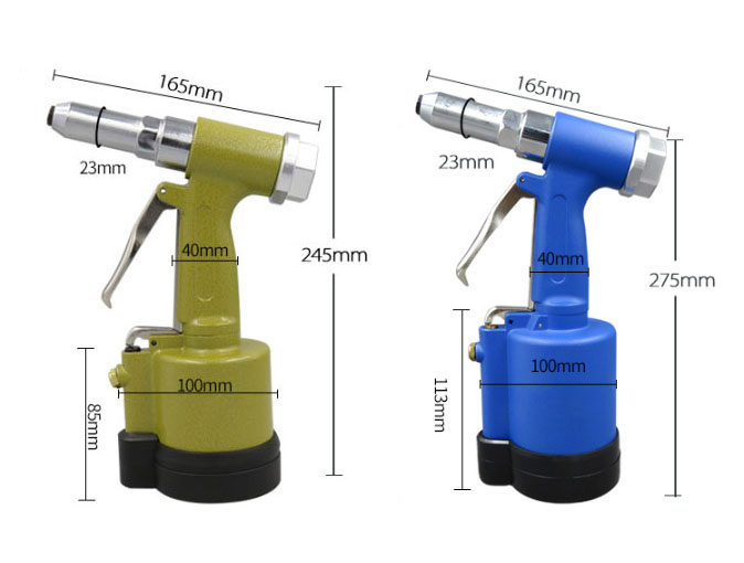 Air Pop Rivet Gun 3/16 Inch Dimension