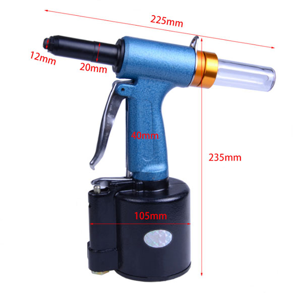 Air Pop Riveter Dimensions