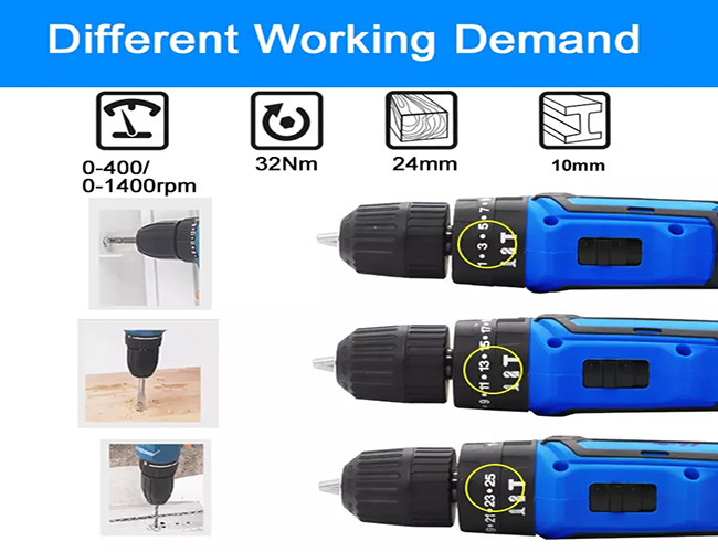 Application of 18V Cordless Impact Drill, 24mm