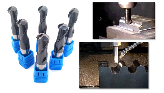 Ball nose mill cutter