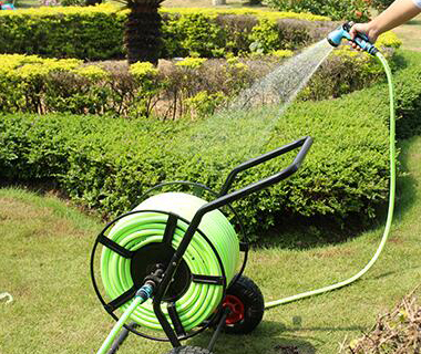 2-wheel garden hose cart