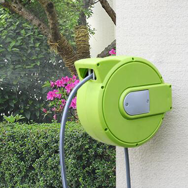 Industrial 2 Wheel Garden Hose Reel Cart, Tools Industrial Hose Reel Cart  Slide Hose Guide System, Garden Lawn Water Planting Cart Outdoor Yard Water  Planting for G1/2 50m Tube : : Patio