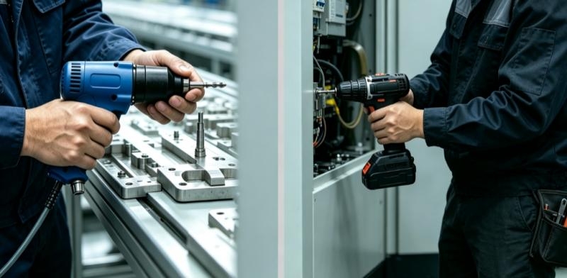 air screwdriver and electric screwdriver application