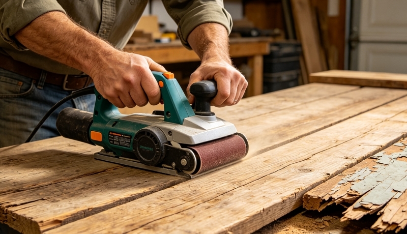 Belt Sander Heavy‑Duty Work For Hardwood Floors
