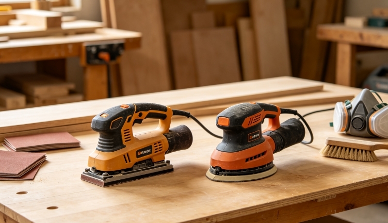 Belt Sander vs. Orbital Sander