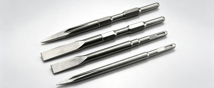 Different Chisels of the Demolition Hammer