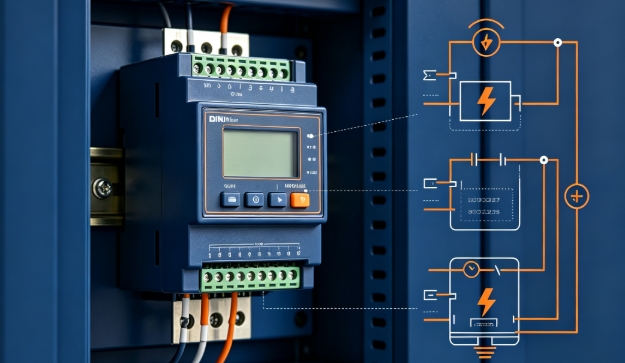 Din Rail Energy Meter
