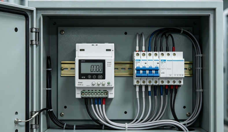Energy Meter At Working