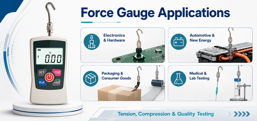 Force gauge application