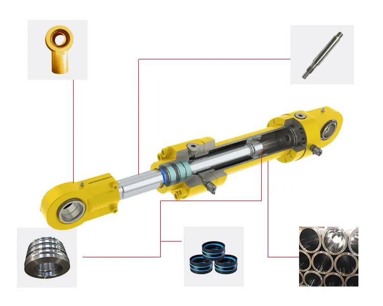 Hydraulic cylinder parts