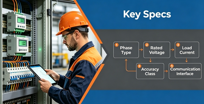 Key Specs Of Din Rail Energy Meter