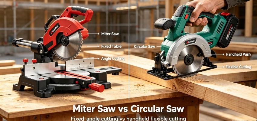Comparison Between Miter Saws and Circular Saws