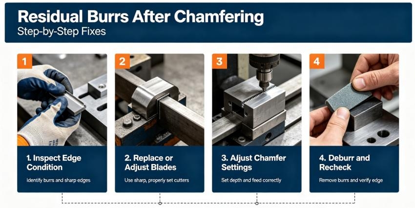 How to Solve the Problem of Residual Burrs After Chamfering