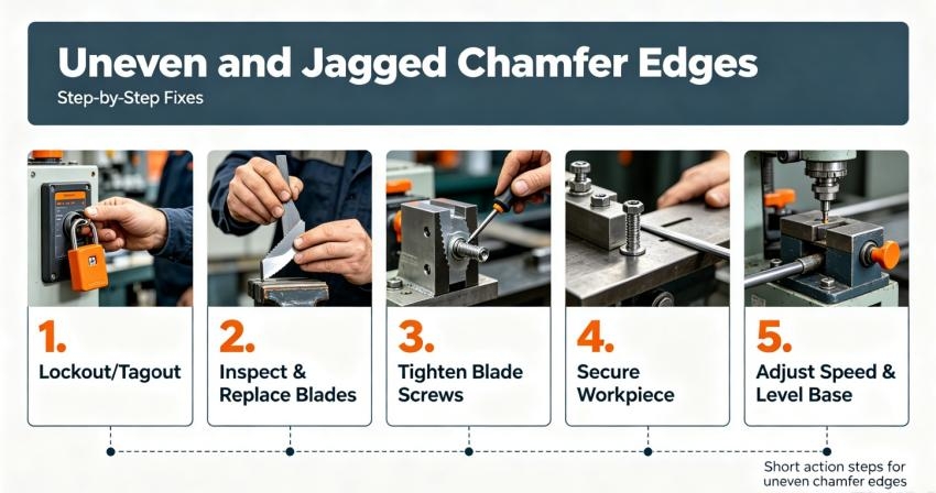 How to Solve the Problem of Uneven and Jagged Chamfer Edges
