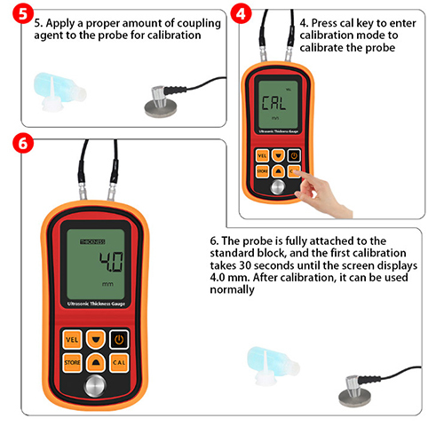 Calibration of thickness gauge