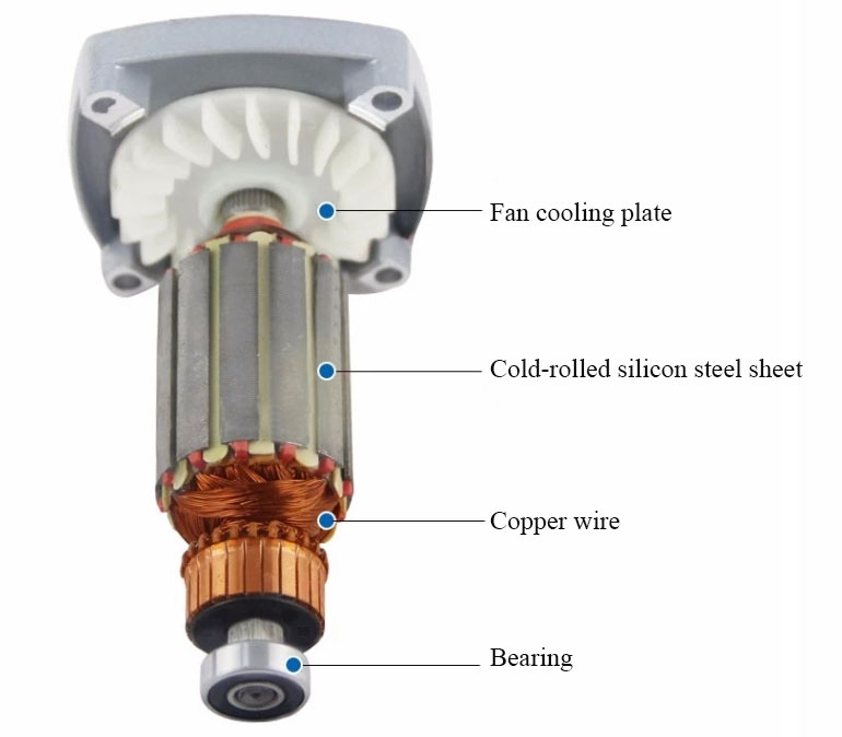 Concrete vibrator 11000-13000VPM 1300W details