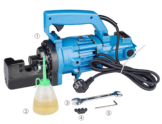 Standard Configuration of Electric Rebar Cutter, 5/8", 1.05kW