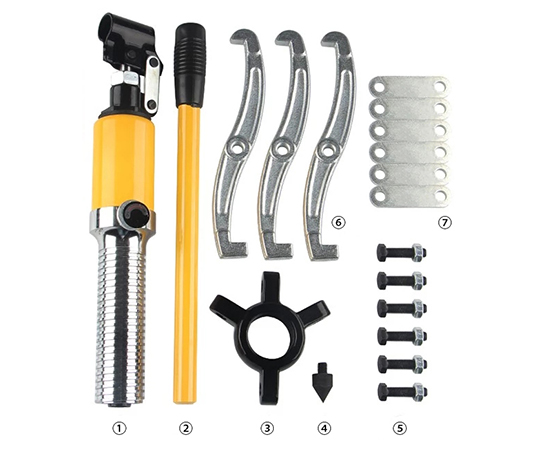 Configurations of Hydraulic Bearing Puller, 5/10/15/20 Ton