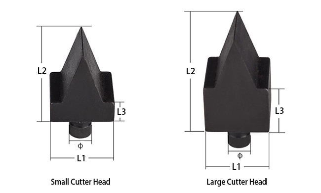 Dimensions of M8~M32 Hydraulic Nut Splitter, 10 Ton