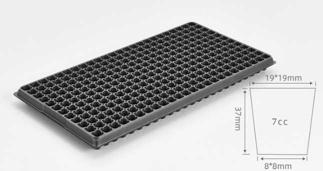 Details of 12x24 cells plant growing trays