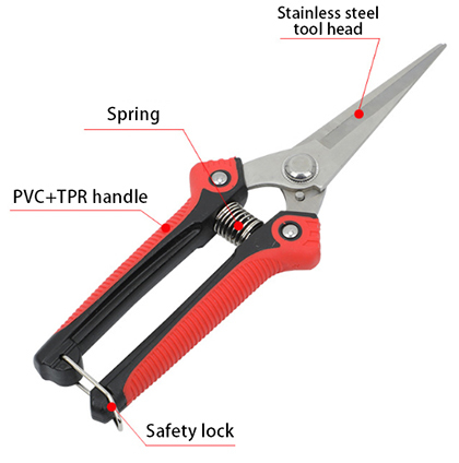 Details of 70mm hand pruning shears